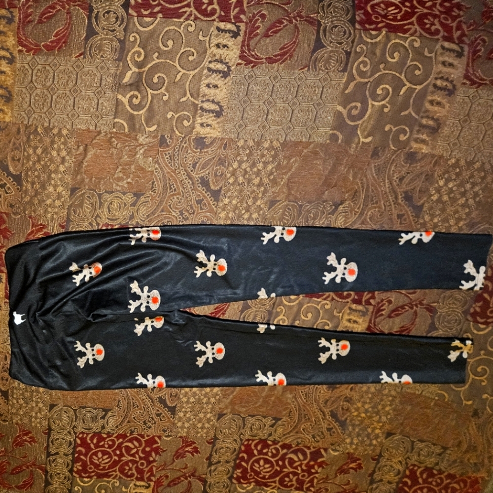 Goldsheep leggings with reindeers